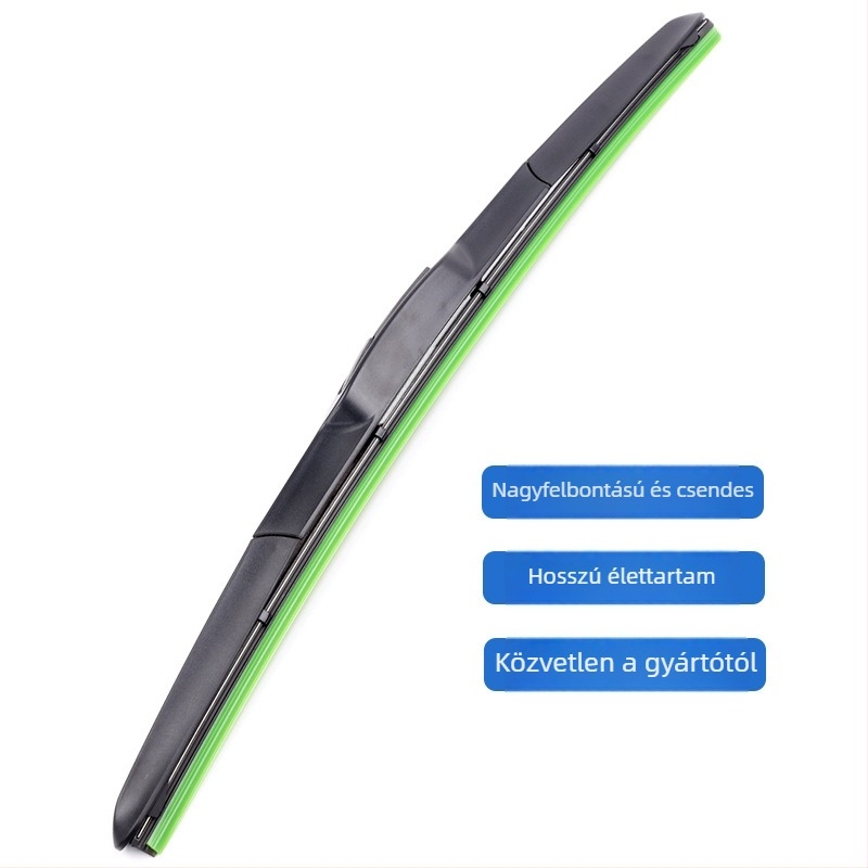 Autóüveget törlő penge, univerzális U-alakú design, háromszakaszos öt részes kivitel, 180° törlés, Tongda Rubber anyag