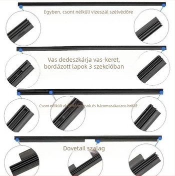 Changan CS15/CS35/CS55/CS75 ablaktörlő gumiszalag, Yidong, Ruicheng CC