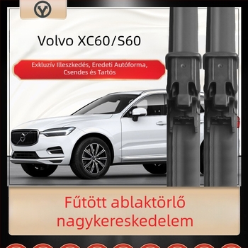 Volvo XC60/S60/V60 keret nélküli fűtött ablaktörlőlap vízpermettel – OEM