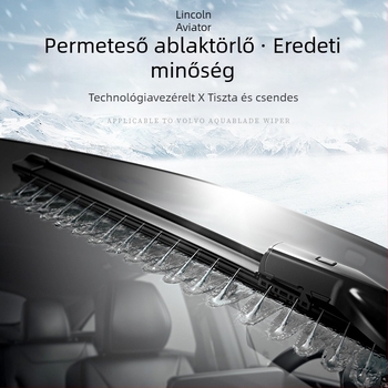 Volvo XC60/S60/V60 keret nélküli fűtött ablaktörlőlap vízpermettel – OEM