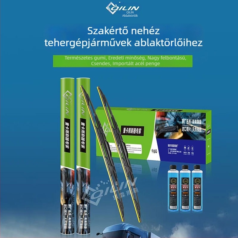 Sinotruk Howo Tianlong Delong OEM ablaktörlő penge vas kerettel és gumis csíkkal