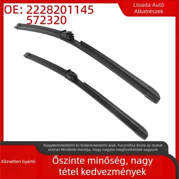 Autó ablaktörlőlapátok (1 pár) Mercedes-Benz S‑Class (V222/W222/X222/A217/C217, 2013–2023) – részleges törlés, anyag: műanyag, cikkszám: 2228201145/572320