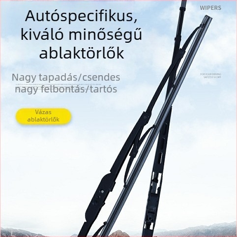 Xin Clean keretes ablaktörlő teherautókhoz és nagy járművekhez, U alakú, modell 14-26, természetes gumi