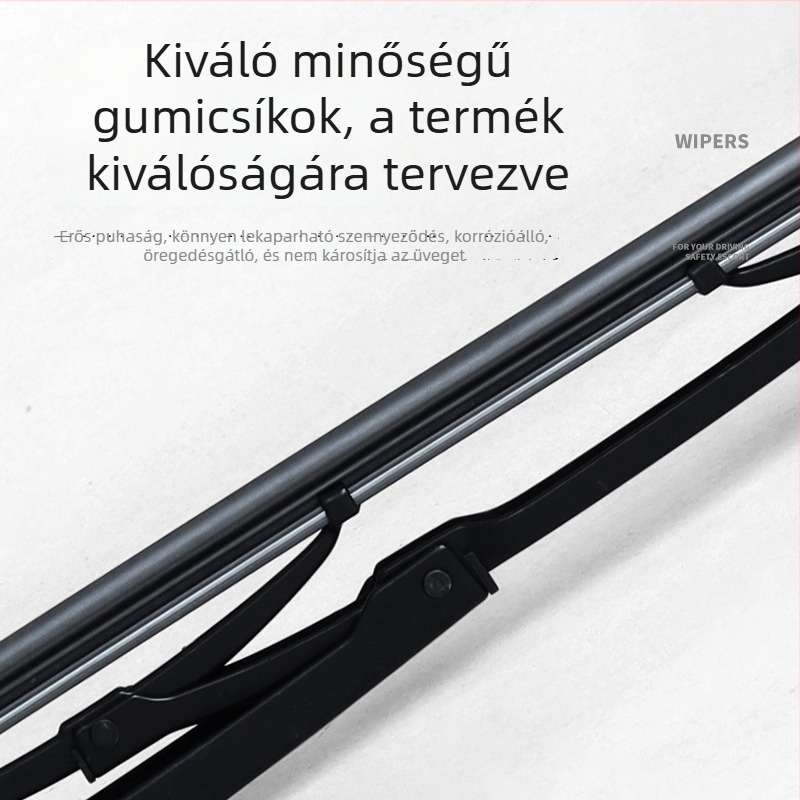 Xin Clean keretes ablaktörlő teherautókhoz és nagy járművekhez, U alakú, modell 14-26, természetes gumi