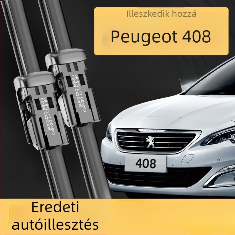 Keret nélküli ablaktörlő Peugeot 408-hoz, gumiszalag, csendes működés, Far Sailor márka
