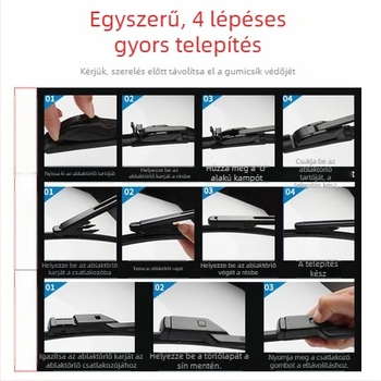Baojun 510 keret nélküli ablaktörlők dupla gumival az első és a hátsó ablakhoz