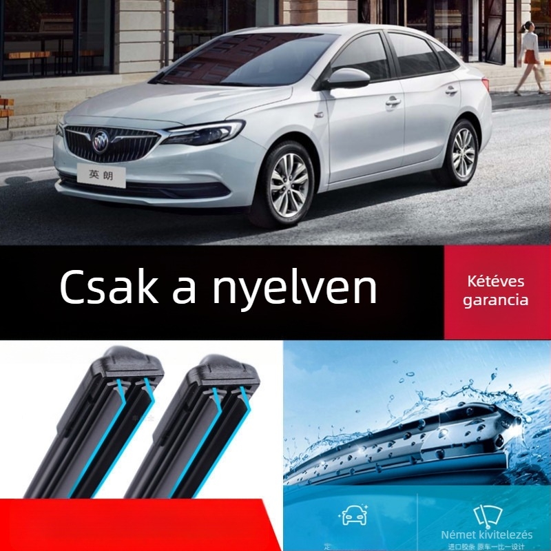 Keret nélküli ablaktörlő kettős gumilappal Buick Excelle (új modell) – kompatibilis a 2019-es, 2018-as, 2021-es és 2017 GT modellekkel