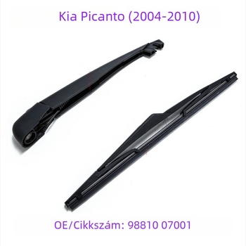 Kia Picanto hátsó ablaktörlő kar és penge – összeszerelés
