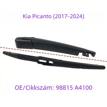 Kia Picanto hátsó ablaktörlő kar és penge – összeszerelés