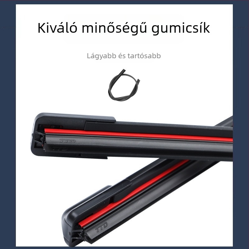 Ganuo kettős rétegű ablaktörlő penge BYD Qin Plus DMI21 modellhez, DMI gumiszalaggal