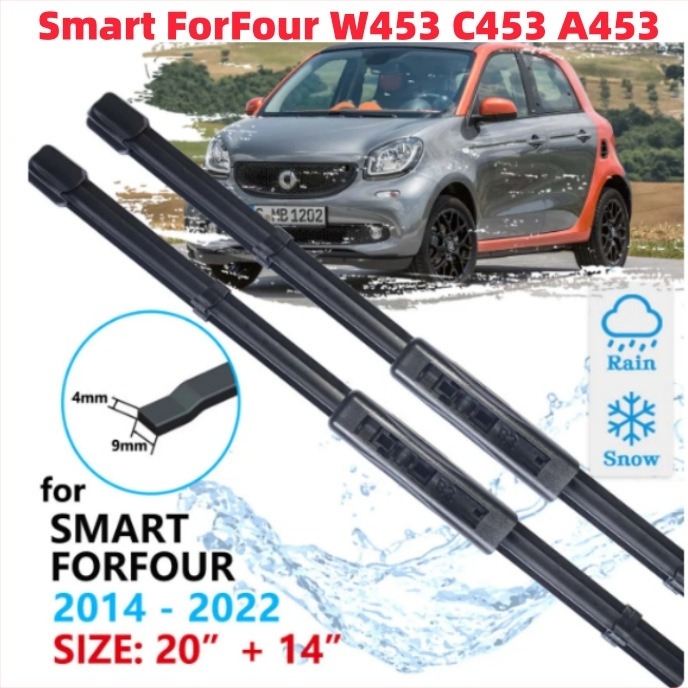 Keret nélküli ablaktörlő penge Smart ForFour W453-hoz (2011-2024)
