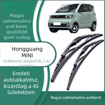 Wuling Hongguang Mini első szélvédő törlő penge, csont alakú kialakítás, kompatibilis az új és a régi modellekkel, eredeti alkatrészek