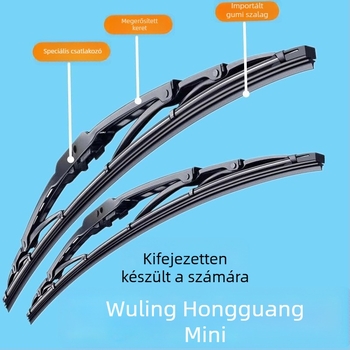 Wuling Hongguang Mini első szélvédő törlő penge, csont alakú kialakítás, kompatibilis az új és a régi modellekkel, eredeti alkatrészek