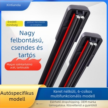 6 gumírozott ablaktörlő penge, stabil minőség