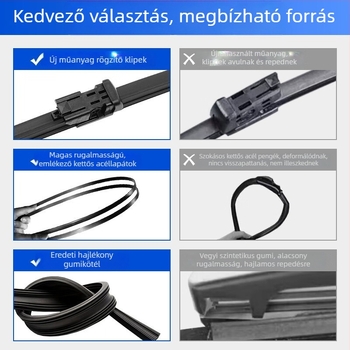 Keret nélküli ablaktörlő — Márka Ganuo (Modell: Default item; Alkalmazható modellek: Default item; Kompatibilis modellek: Default item)