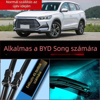 BYD Song hátsó keret nélküli ablaktörlő – Pro frissítés, csendes gumírozott tömítés (Max)