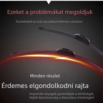 Háromszakaszos, U-típusú ablaktörlő Mosec Vichy Special, kompatibilis a Toyota Vios-szal (2008–2017)