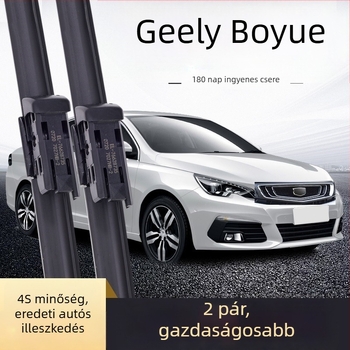 Geely Borui számára keret nélküli ablaktörlő, kompatibil a 2016–2019 és 2021 modellekkel
