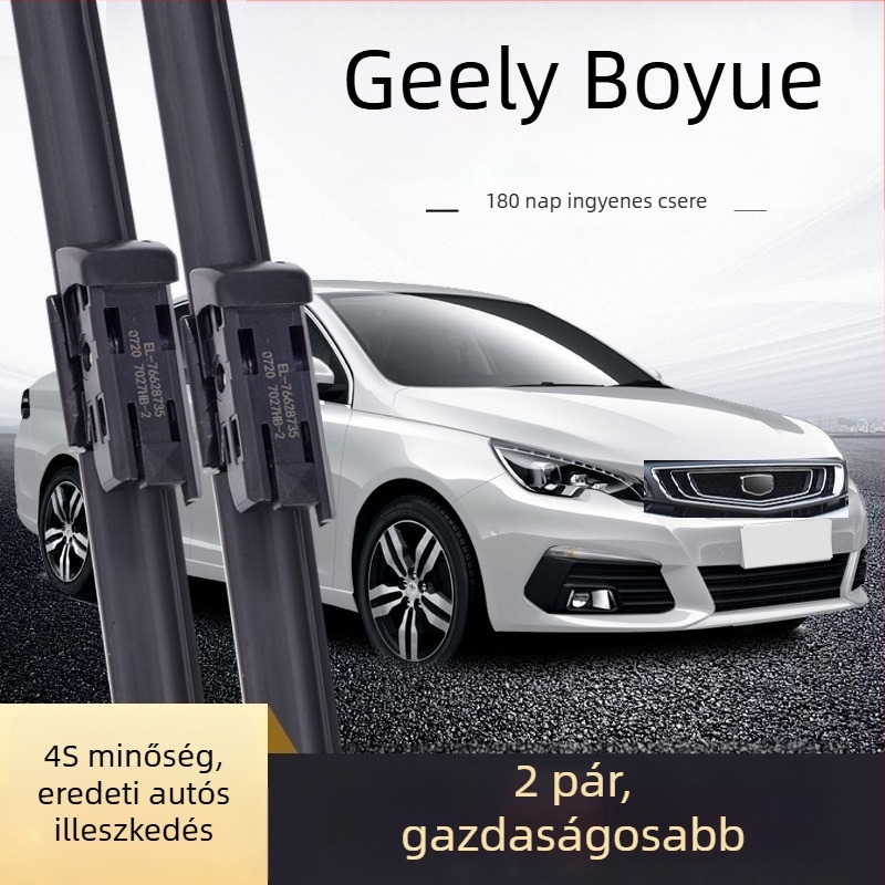 Geely Borui számára keret nélküli ablaktörlő, kompatibil a 2016–2019 és 2021 modellekkel