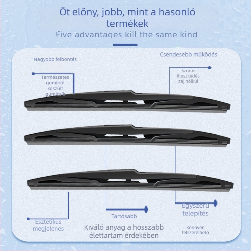Hátsó ablaktörlő penge konkrét autókhoz