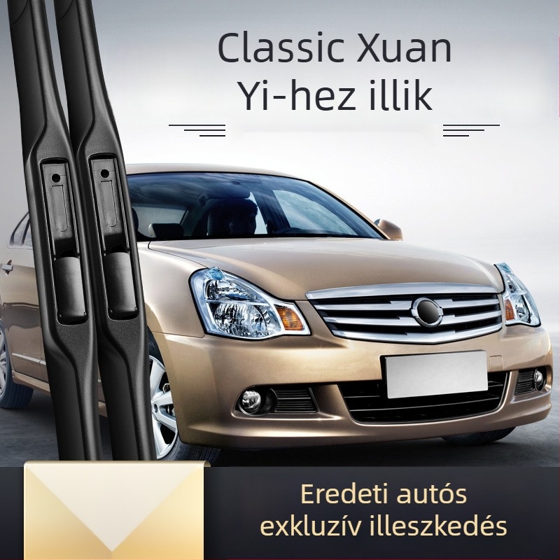 Nissan Sylphy keret nélküli ablaktörlőlap, csendes működés, 12 hüvelykes, 2012-es modellhez vagy korábbiakhoz
