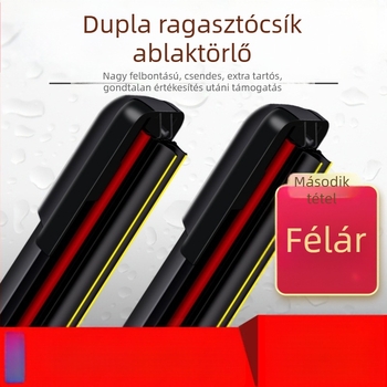 Kétoldalú gumírozott ablaktörlő penge Ford Focus Classic, Kuga, EcoSport és Fiesta modellekhez
