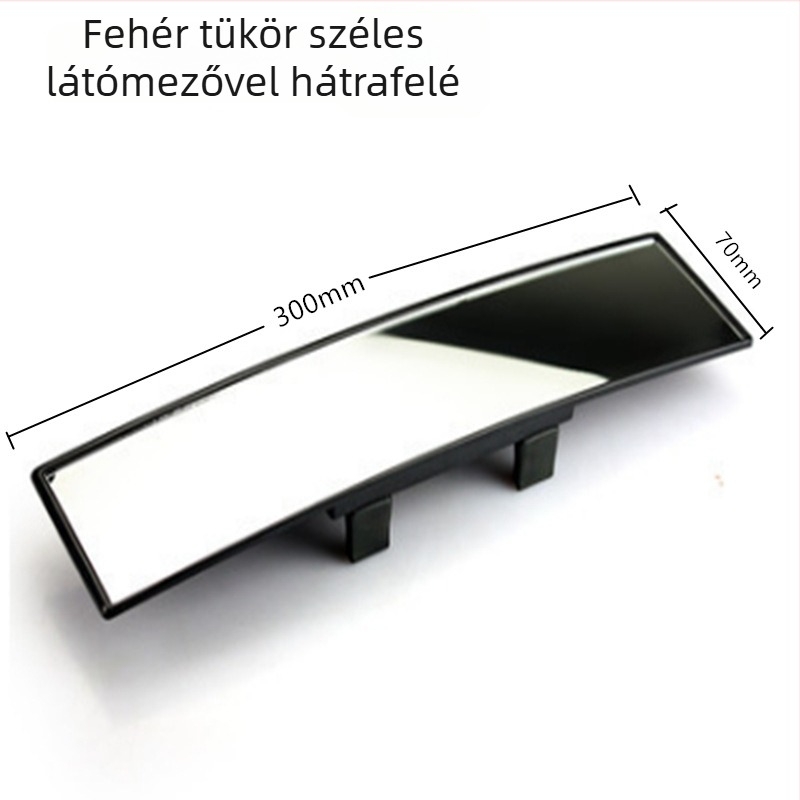 Autó hátsó visszapillantó tükör sík és ívelt üveggel, modellek HJX-027/HJX-023; ABS ház; tükröző üveg; Haiji Star márka
