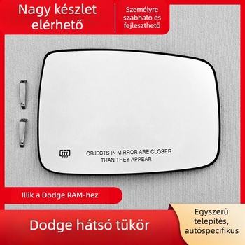 Dodge Ram hátsó tükör – sík tükör; modellek 68050298AA/68050299AA; 12V tápegység
