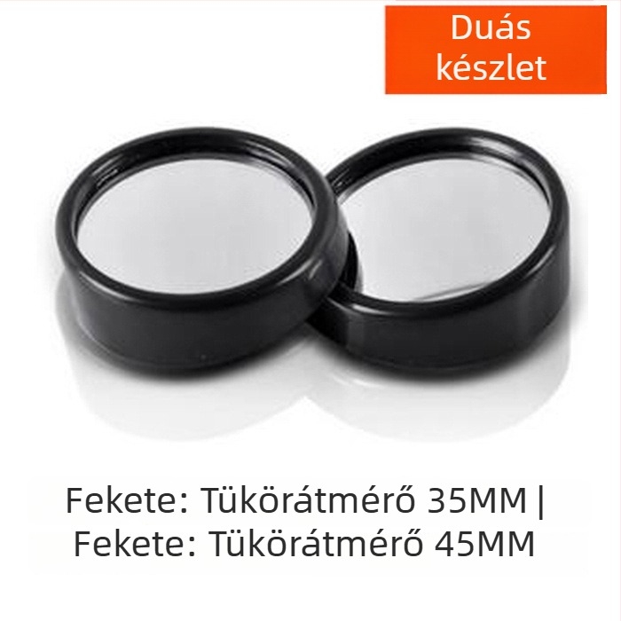 Hátsó nézet tükör forgatható holttér tükörrel, gömb alakú tükör, modell 012