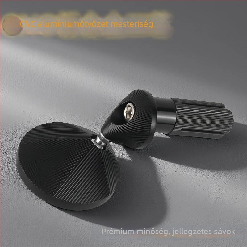 Motorkerékpár visszapillantó MTG-3527; kettős görbületű tükör; alumínium test; aluminizált tükör; Mototiger