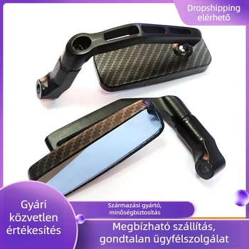 Motorkerékpár hátsó tükör, síktükör, modell 8645343, üvegtükör, általános motorkerékpárokhoz