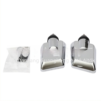 Universális teherautó visszapillantó tükör beépített fényvisszaverőkkel, Modell 4, sík tükör, 24V, üveg