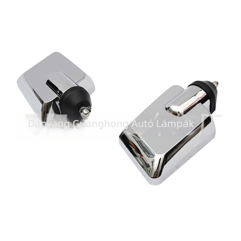 Universális teherautó visszapillantó tükör beépített fényvisszaverőkkel, Modell 4, sík tükör, 24V, üveg