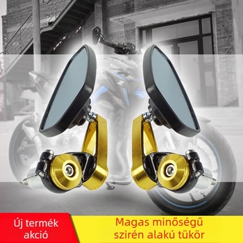 MT-042 Motorkerékpár és elektromos mopede hátsó tükör, sík tükör, alumínium burkolat, ötvözet tükör