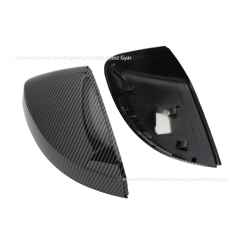 Hátsó tükrök héja, snap-on AD042, kompatibil Audi A3/S3 8V RS3 (2013–2019), ABS+PC burkolat és ABS+PC tükrözőanyag