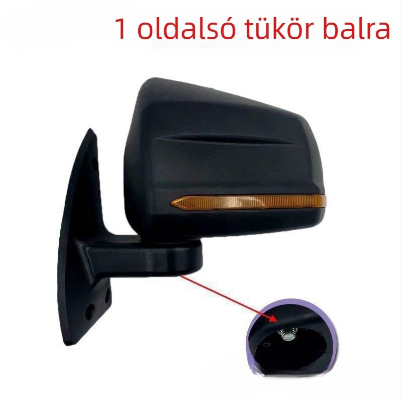 Teljesen zárt elektromos háromkerekű és négyrészes jármű hátsó tükre — univerzális tolató tükör