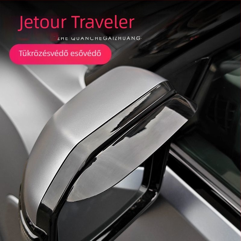 ABS hátsó tükrök esős sávvédő burkolat Jietu Traveler T2-hez — állítható szög, visszapillantó tükör, dekoratív elem