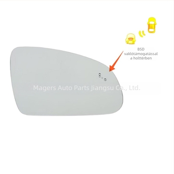Hátsó nézet tükör - sík tükör, modellek 87611/21-j9000 és 87611/21-j9010, Hyundai Kona 2018-2023 kompatibilis, műanyag ház, üvegből készült tükör