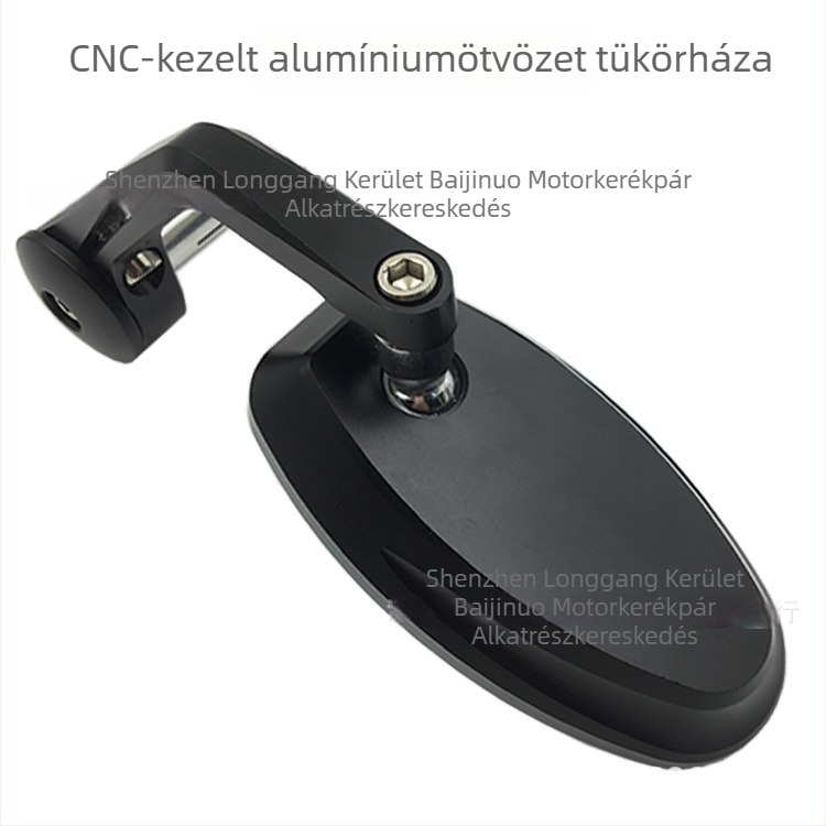 CB-3 Motorkerékpár hátsó tükrök, sík üveg tükör, CNC alumínium ötvözet burkolat