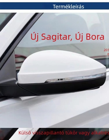 Hátsó nézet tükrö vakfolt segédlencse Sagitar és Lavida modellhez, gömb alakú, 12V, ABS ház