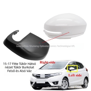 Honda Fit tükörház (2014–2017), műanyag burkolat és fedél, modellek 76251-T7J-H01 / 76201-T7J-H0