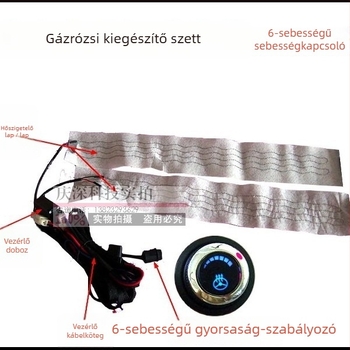 Autó kormánykerék fűtő készlet – krómozott tükör