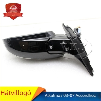 Honda Accord 2003-2007 CM4/CM5/CM6 hátsó tükör burkolat, ABS ház, krómozott tükör, alkatrész-szám 76200-SDG-H12ZA