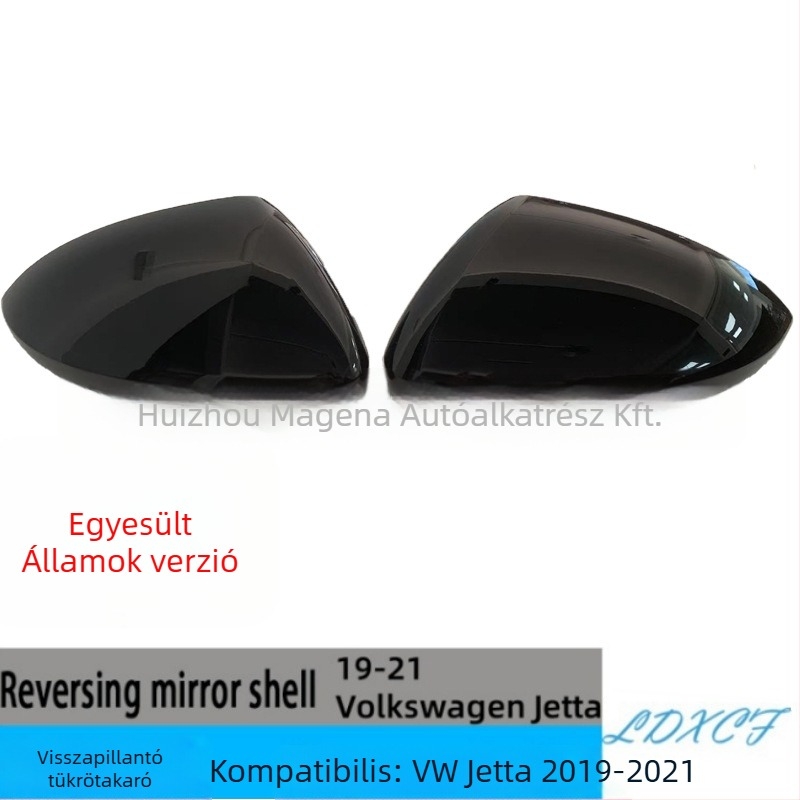 VW Jetta 2019–2025 hátsó tükrök burkolata – ABS, hajlított tükör, felső burkolat balra és jobbra, Magnat
