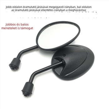 Kerek hátsó tükör Yamaha robogóhoz, motorkerékpárhoz/elektromos járműhöz, modell N1U1 Little Turtle King