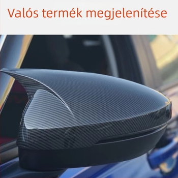 Szarv alakú visszapillantóház Civic 11. generációjához (2022), ABS, sík tükör, ragasztóval rögzítés, vízálló frissítés