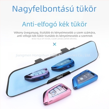 ACP-312 gyorskiépítésű autó visszapillantó, gömb alakú üveg, ABS burkolat