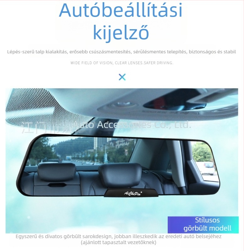 ACP-312 gyorskiépítésű autó visszapillantó, gömb alakú üveg, ABS burkolat