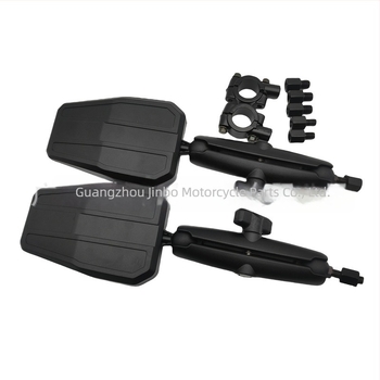 Motorkerékpár visszapillantó JB-6006 – összecsukható kalandokhoz ADV, alumíniumötvözet és műanyag kivitel, négyzet alakú tükör, univerzális illeszkedés, Jinbo