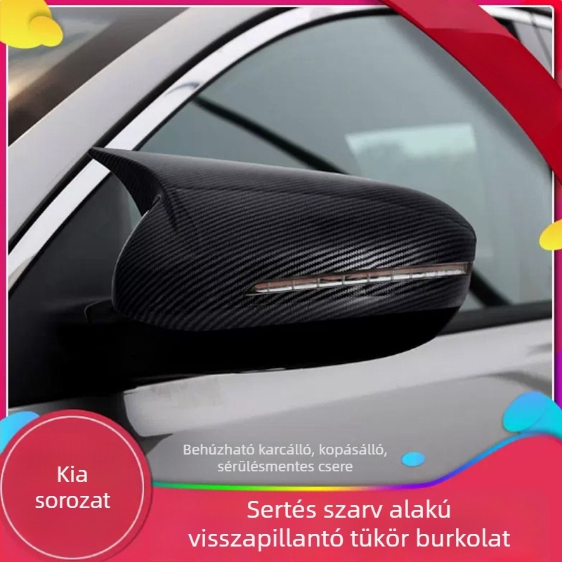 Kia K5 (2011–2019) visszapillantó tükör burkolat – ABS anyag, Sík tükör, modell 685464, ragasztóval történő felszerelés